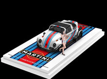 Load image into Gallery viewer, TM 1:64 Martini G550 Beetle Trailer Figure Sports Model Diecast Metal Car New Collection
