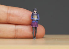 Load image into Gallery viewer, 1:64 Painted Figure Model Miniature Resin Diorama Sand Kawaii Cute Girl Uniform
