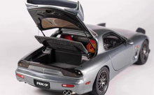 Load image into Gallery viewer, Polar Master 1:18 Gray RX7 FD Spirit R Engine Sport Model Diecast Metal Car
