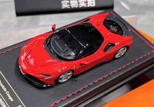 Load image into Gallery viewer, U2 1:64 Red SF90 Stradale Coupe Hard Top Sports Model Diecast Resin Car New Collection
