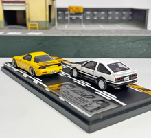 Load image into Gallery viewer, 1:64 JDM Comic Initial D RX7 FD3S AE86 Sports Model Diecast Metal Car New
