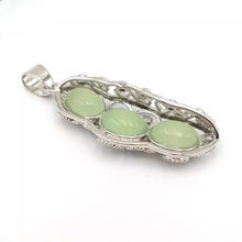 Load image into Gallery viewer, Nature Jade Lucky Beans Pendant Necklace Gift For Woman Jewelry charm Blessing B
