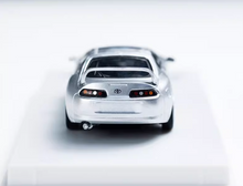 Load image into Gallery viewer, BBS 1:64 Silver JDM Supra A80 Coupe Racing Sports Model Diecast Metal Car New Collection
