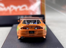 Load image into Gallery viewer, FS 1:64 Orange Supra A80 Convertible Sports Model Diecast Metal Car New Collection
