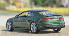 Load image into Gallery viewer, Bburago 1:24 Green RS5 Coupe Racing Sports Model Toy Diecast Metal Car Box BN
