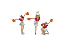 Load image into Gallery viewer, 1:64 Painted Figure Mini Model Miniature Resin Diorama Cheerleaders Girls Team B
