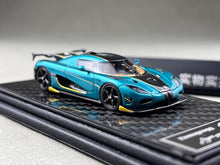 Load image into Gallery viewer, FA 1:64 Blue Agera RS RSR Racing Sports Model Diecast Resin Car New Collection
