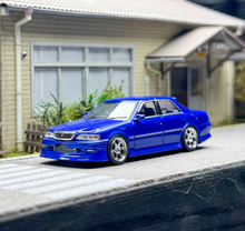 Load image into Gallery viewer, Mortal 1:64 Blue JDM CRESTA Sedan Sports Model Diecast Metal Car New Collection
