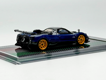 Load image into Gallery viewer, U2 1:64 Blue Carbon Zonda Tricolore Racing Sports Model Diecast Resin Car New Collection
