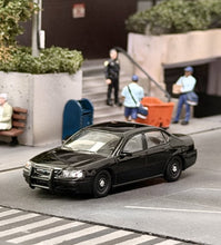 Load image into Gallery viewer, 1:64 596 Black Police Impala Ⅷ‌ Sedan Sports Model Diecast Metal Car New Collection
