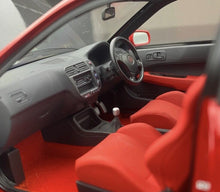 Load image into Gallery viewer, MH 1:18 Red JDM Civic Type R EK9 B16B Vtec Engine Model Diecast Metal Car New Collection
