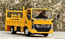 Load image into Gallery viewer, DBGT 1:64 Yellow lsuzu ELF Road Construction Truck Model Diecast Metal Car New Collection
