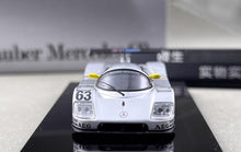 Load image into Gallery viewer, YS 1:64 Silver C9 #63 Racing Sports Model Diecast Metal Car New Collection
