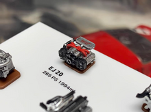 Load image into Gallery viewer, 1:64 JDM EJ20 RB26 SR20 2JZ 4AGE 4G63T F20C K20A B16B Engine Model Resin Car
