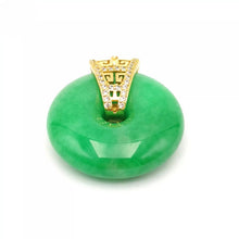 Load image into Gallery viewer, Nature Jade Peace Fortune Pendant Necklace Gift Jewelry charm Blessing Jewelry a
