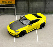 Load image into Gallery viewer, MINIGT 1:64 Yellow Nissan Z Pandem Ikazuchi Sports Model Diecast Metal Car New Collection
