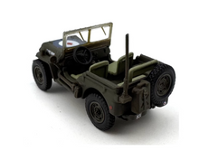 Load image into Gallery viewer, 1:76 Greem Military Willys MB Reconnaissance Vehicle Model Diecast Metal Car
