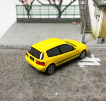 Load image into Gallery viewer, LCD 1:64 JDM Yellow EG6 Civic SIR Hatchback Sports Model Diecast Metal Car New

