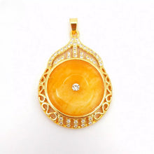 Load image into Gallery viewer, Nature Jade Fortune Pendant Necklace Gift Jewelry charm Blessing Lucky New a
