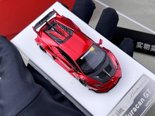 Load image into Gallery viewer, 1:64 Flame Red Huracan GT LP610 LBWK Racing Sports Model Diecast Resin Car New Collection
