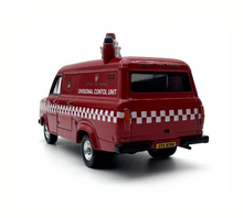 Load image into Gallery viewer, 1:76 Red Transit MK2 London Fire Brigade Mini Van Model Diecast Metal Car New Collection
