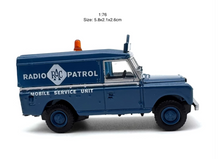 Load image into Gallery viewer, 1:76 Blue Land Rover Defender RAC Radio Patrol Model Diecast Metal Car New Collection
