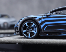 Load image into Gallery viewer, HH 1:64 Black Blue Chiron Super Sports 300+ Model Diecast Resin Car BN
