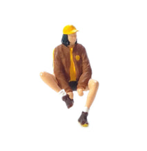 Load image into Gallery viewer, 1:64 Painted Figure Mini Model Miniature Resin Diorama Motocycle Scene People
