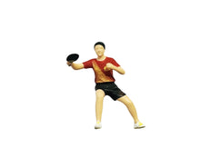 Load image into Gallery viewer, 1:64 Painted Figure Mini Model Miniature Resin Diorama Pingpong Table tennis Set
