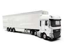 Load image into Gallery viewer, 1:76 White DAF XF Refrigerated Container Truck Model Diecast Metal Car New Collection
