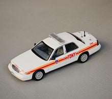 Load image into Gallery viewer, GOC 1:64 HEC Crown Victoria CV Fire FDNY Police Model Diecast Metal Car New Collection
