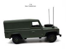 Load image into Gallery viewer, 1:76 Green Military Defender ORV Reconnaissance Model Diecast Metal Car New Collection
