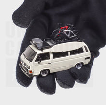 Load image into Gallery viewer, Mortal 1:64 White VW T3 Multi Van Camper Sports Model Diecast Metal Car New Collection
