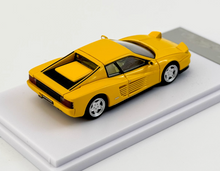 Load image into Gallery viewer, XF 1:64 Yellow Testarossa F110 Racing Sports Diecast Model Metal Car New Collection
