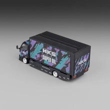 Load image into Gallery viewer, MT 1:64 Black HKS H300 Tow Box Truck Custom Model Diecast Metal Car New Collection
