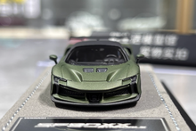 Load image into Gallery viewer, HH 1:64 Matte Green SF90 XX Stradale Sports Model Diecast Resin Car BN
