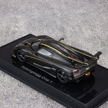 Load image into Gallery viewer, AUTOart 1:64 Black One 1 Super Racing Sports Model Car ABS New Collection
