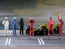Load image into Gallery viewer, 1:64 Painted Figure Model Miniature Resin Diorama Toy Sand Racing Driver Racer
