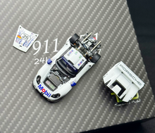 Load image into Gallery viewer, Transcend 1:64 White 911 GT1 1997 24h #25 Sports Model Diecast Metal Car New Collection
