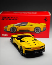 Load image into Gallery viewer, Maisto 1:64 Yellow F80 Racing Sports Model Diecast Metal Car New Collection
