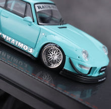 Load image into Gallery viewer, IG 1:64 Blue Green RWB 993 Classic Sports Model Diecast Metal Car New Collection
