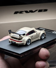 Load image into Gallery viewer, TM 1:64 GTShow Beige RWB 964 Classic Sports Model Diecast Metal Car New Collection
