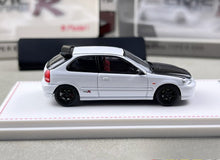 Load image into Gallery viewer, Model1 1:64 JDM White Carbon Civic EK9 R Sports Model Diecast Metal Car New Collection
