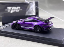 Load image into Gallery viewer, TPC 1:64 Purple 911 GT3 RS 992 Pursuit Sports Model Diecast Metal Car New Collection

