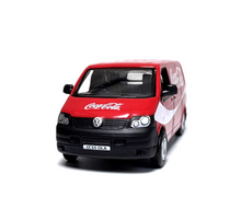 Load image into Gallery viewer, 1:76 Red Coke VW T5 Delivery Mini Van Transporter Model Diecast Metal Car New Collection
