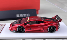 Load image into Gallery viewer, 1:64 Flame Red Huracan GT LP610 LBWK Racing Sports Model Diecast Resin Car New Collection

