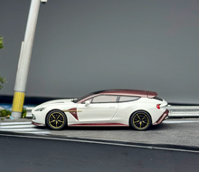Load image into Gallery viewer, King 1:64 White Vanquish Zagato Touring Sports Model Diecast Metal Car New Collection

