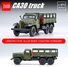 Load image into Gallery viewer, JKM 1:64 Army Jiefang Military CA30 Truck 6x6 Vehicle Model Toy Metal Car NIP
