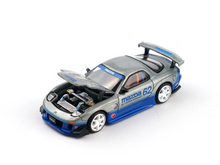Load image into Gallery viewer, Poprace 1:64 Gray RX7 FD RE Widebody Sports Model Diecast Metal Car New Collection
