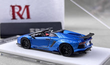 Load image into Gallery viewer, RM 1:64 Blue Aventador LP700-4 LBWK Sports Model Diecast Metal Car New Collection
